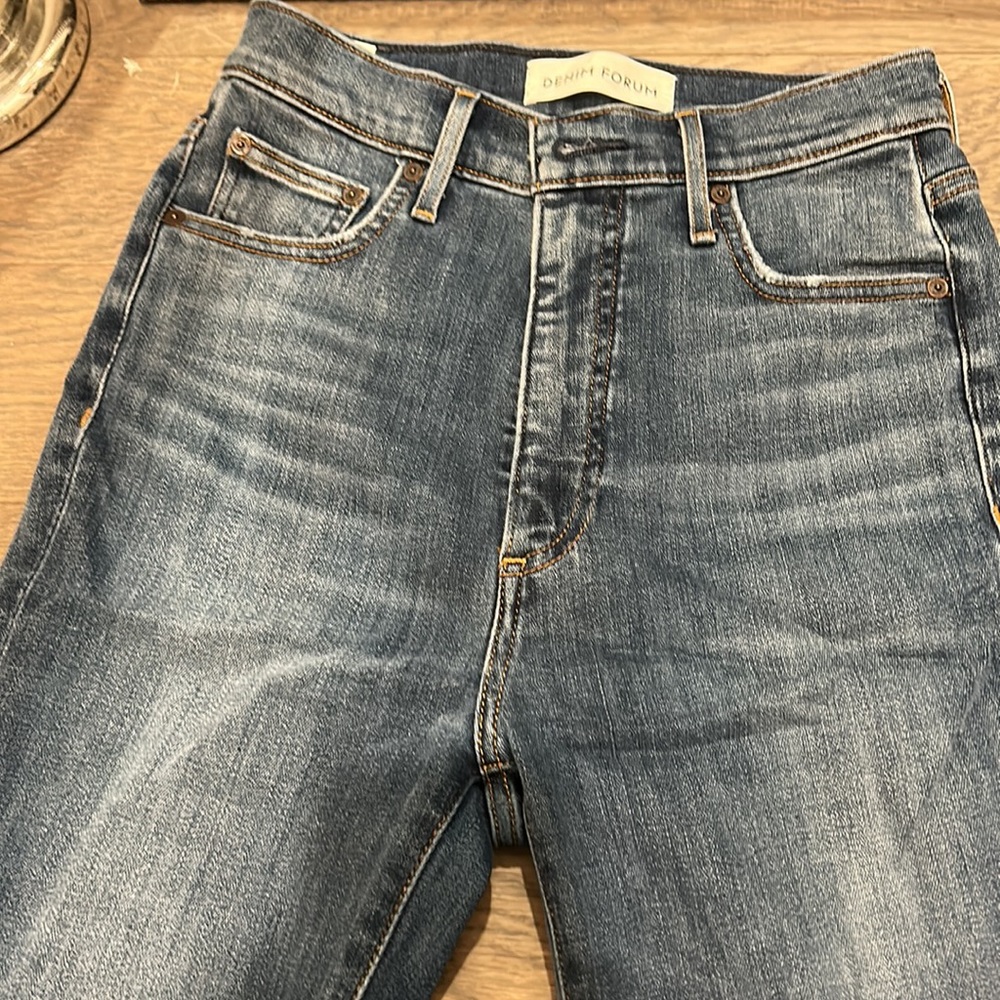 DENIM FORUM LOLA HIGH RISE JEANS - Picture 6 of 8